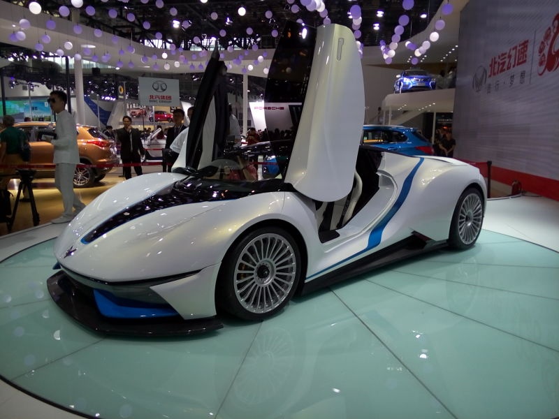 2016北京车展直播_北汽纯电动超跑