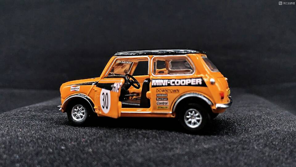 tiny合金小车 mini很喜欢的涂装三开门整车细节较多比较精致这个 mini
