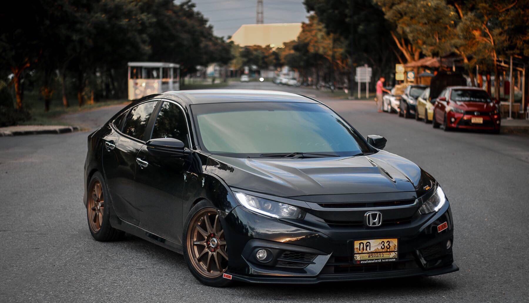 【改装欣赏】本田fk小改暗黑风