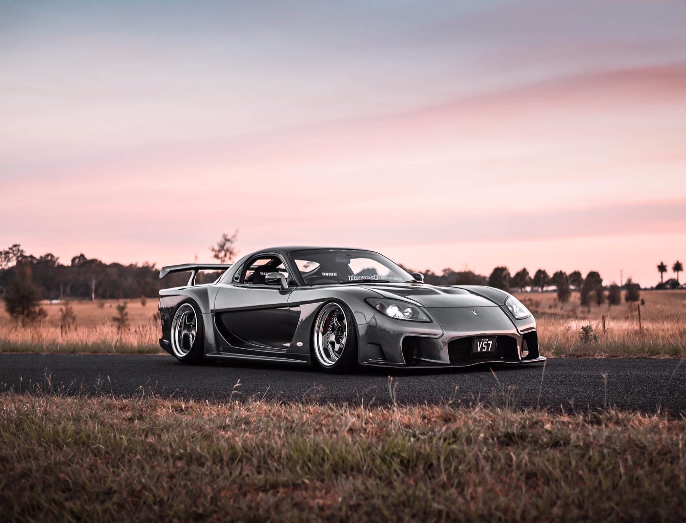 veilside宽体rx7 摄影 真的美啊! - 车友圈子