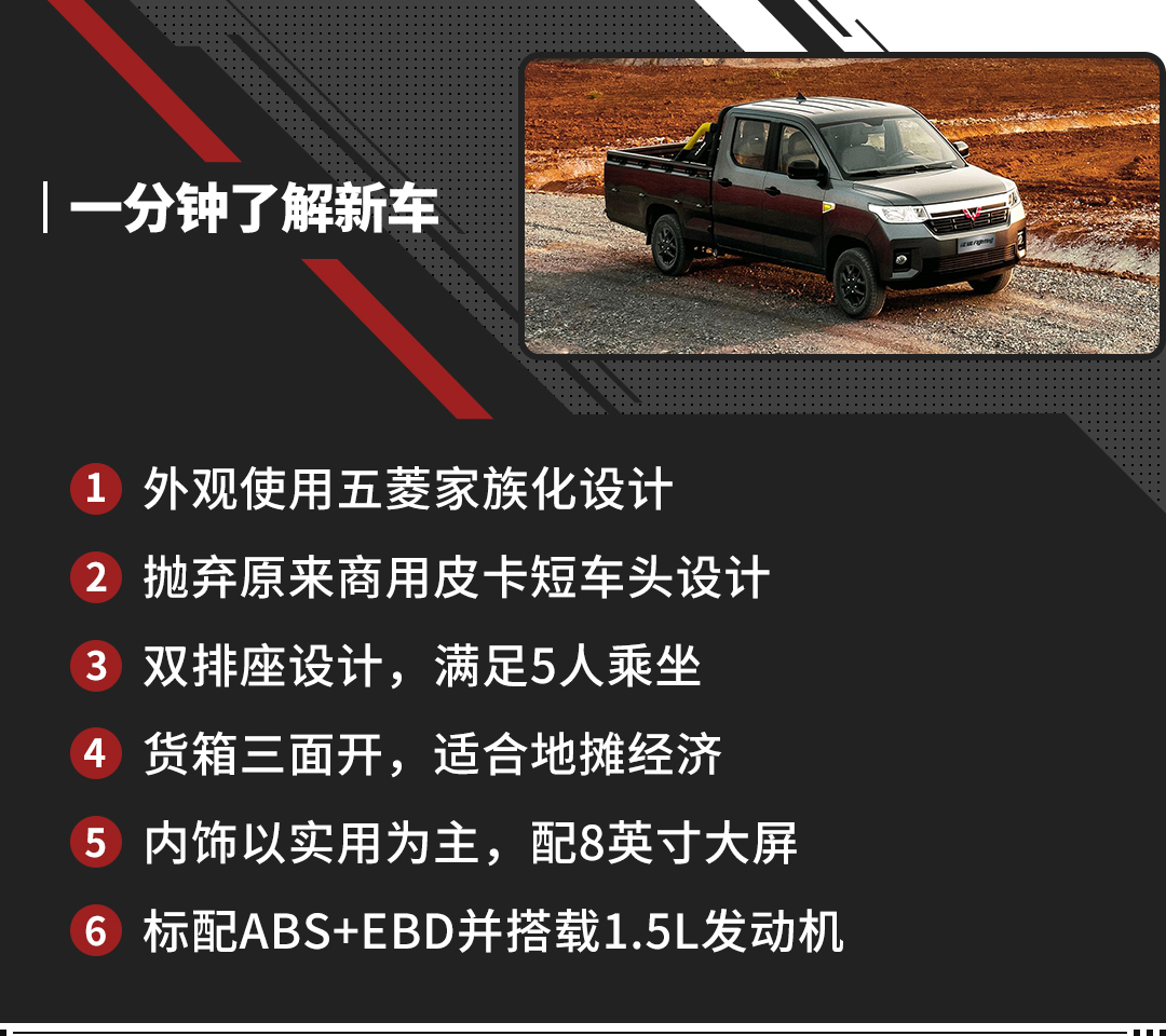 顶配6.28万！这辆新车堪称创业首选 摆摊露营样样精通