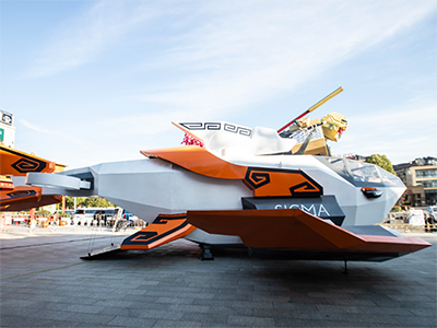  机甲艺术邂逅汽车美学，SIGMA飞船机甲全球首秀