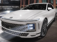 现代全新雅尊效果图亮相 网友：是奥迪A6和林肯大陆生的？