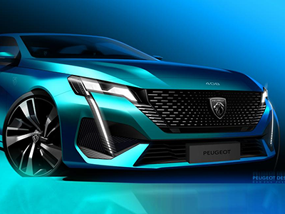  这颜值爱了！东风标致新408再曝设计手稿