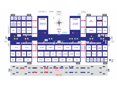 2022年第26届粤港澳大湾区车展方位图