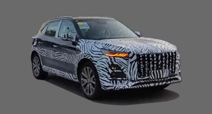 红旗HS5中期改款谍照正式曝光