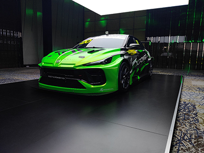 性能、视觉双炸裂！实拍MG5 XPOWER TCR赛车！