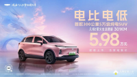 掀翻纯电小车的桌子,几何E萤火虫龙腾版上市,续航301km售价5.98万元